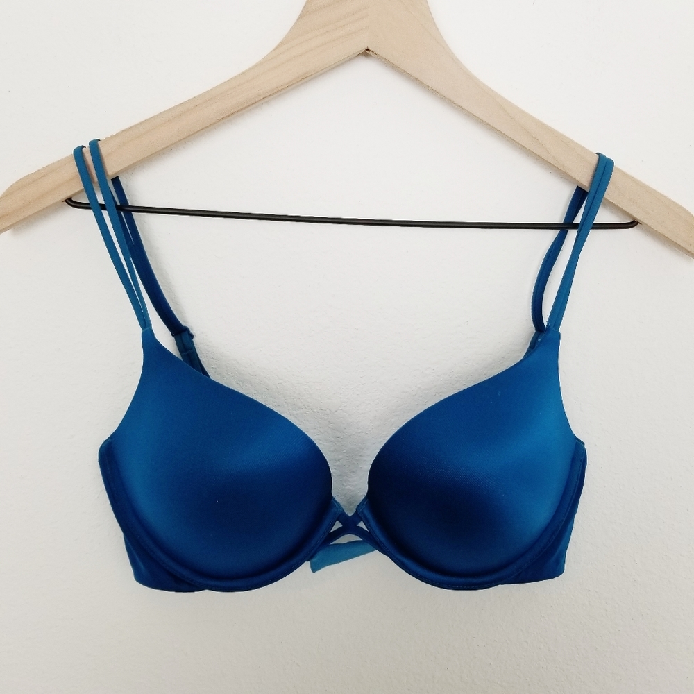 VS Victoria's Secret very sexy push up bra blue
